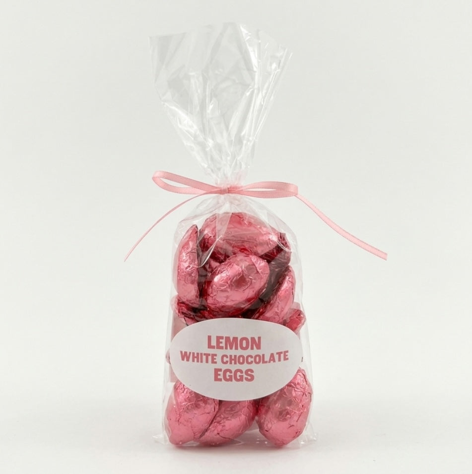 Lemon White Chocolate Eggs